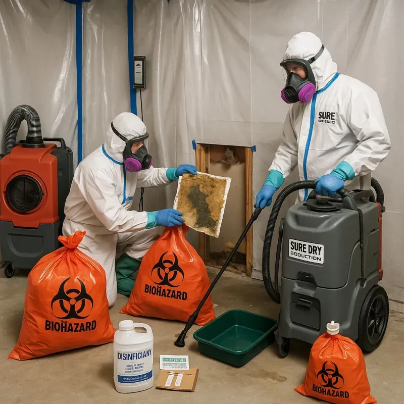 Contaminated Water Handling Protocols process in Sand Lake, MI