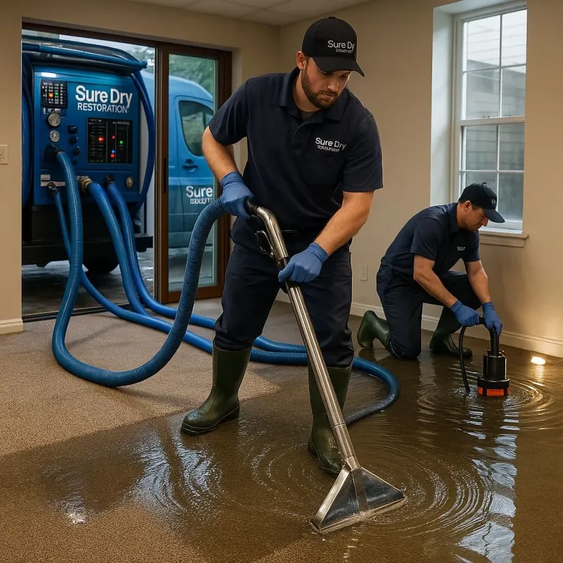 Water Extraction and Removal process in Sand Lake, MI